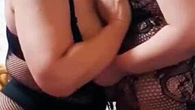 Stepmother with a big ass seduces stepdaughter for hot sex