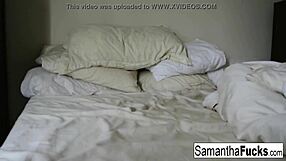 Samantha Saint Enjoys Nude Solo Morning Fun With Big Tits And Ass