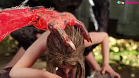 Aerith Serves Two Werewolves Deeply