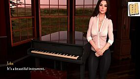 Dik tytön reitti 44: intohimoista suutelua Isabellan kanssa kirjastossa