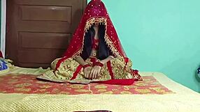 Love marriage suhagrat raat features closeup blowjob, doggystyle, and riding with shaved wet pussy