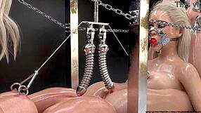 Hardcore Bdsm Metal Bondage Scenes Compiled By Cybercaptain In Various Outfits