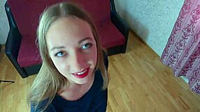 Nata Sweet Gives Amazing Blowjob For Cum On Face