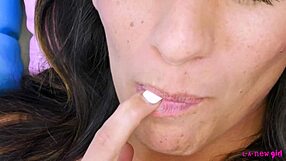 Muscled stepdad crushes twink stepson in anal domination.