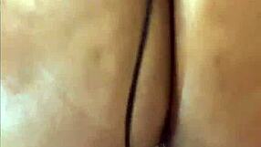 Ebony Wife's Big Ass Pops with Cum in Amateur Fun.