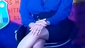 Spicy Hot Indian TV Anchor In Cricket Show