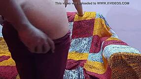 convincing neighbor's wife on rooftop for painful sex