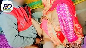 Desi sister visits from in-laws, brother watches her in hindi voice