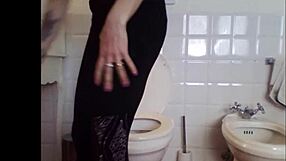 Is that sexy babe smoking hot under her skirt?