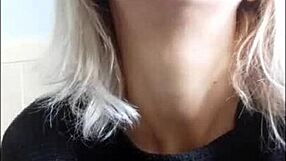 Is that sexy babe smoking hot under her skirt?