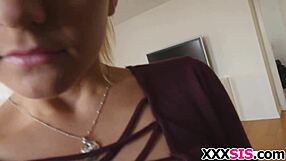 Blonde Stepsis Jade Amber Gets Banged!