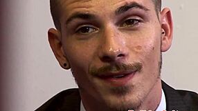 Young Punk Bouncing on Boss's Hard Cock!