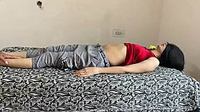 Rich girl gets full body massage in Delhi