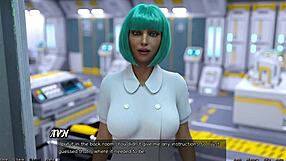 Beautiful cartoon space heroine gets big cock in mouth for the first time