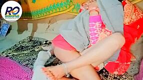 Desi sister visits from in-laws, brother watches her in hindi voice