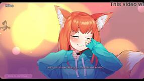 catgirl waifu moans masturbating big tits ass feet monster