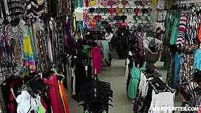 Shoplifter Lily Glee Pussy Fucked Hard Spreadeagle Moans Loud