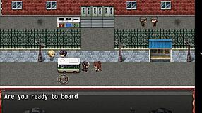 Wow, seducing the hot redhead in this harem hentai game!