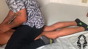 he DOMINATED my stepsister with erotic MASSAGE and tits