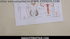 Stepdaddy teaches teen biology with Leia Rae