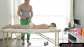 I got drilled by that pervert masseur Fantina after my massage, oh man!