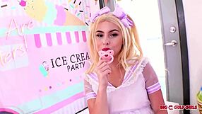 Naughty Aria Banks Fucks and Sucks Cock!