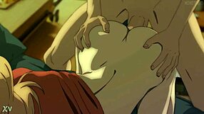 Power and Denji enjoy monster cock hentai with blowjob and muff diving