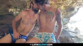 Rob Silva and Ken having fun at the beach with some naughty scenes