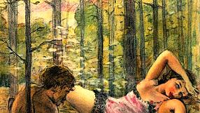 Esboços eróticos vintage de coleções clássicas