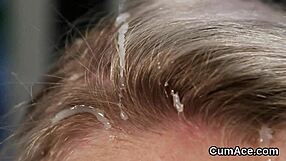 wacky honey receives facial cumshot and swallows all the jizz