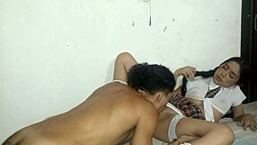 colombian schoolgirl waits for stepbrother's big cock after school tasks in medellin