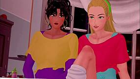 A romantic night with a curvy girl in Knights of Love