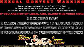 Muscular Bodybuilders Clash In Topless Wrestling With Ball Kicking!