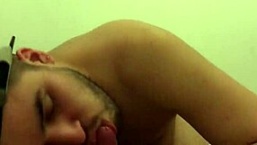 Hairy bear sucks and fucks his son's young friend hard.