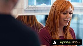 Stacked Redhead Milf Fucks Hung Stepson Doggystyle