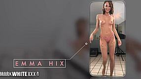 emma hix gets a double creampie in split pov view