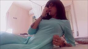 Is that sexy babe smoking hot under her skirt?