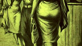 Vintage erotické skicy z klasických sbírek