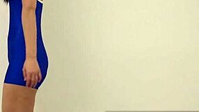 Asian girl licks armpit and spits saliva in bikini fetish