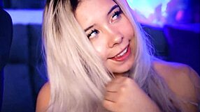 chubby blonde colombian screams as she rides her boyfriend's huge cock!