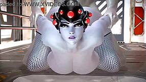 Overwatch Widowmaker Compilation: Mature Heroine Engages in Anal Assfucking and Masturbation Scenes.