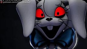 哇，Vanny 在 FNAF 2 中猛干 Toy Chica！