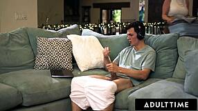 Adult Time - Stepmom Rachael Cavalli Caught Her Porn Addict Stepson Gooning!