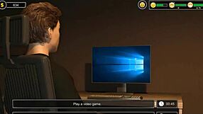 Redhead gets anal sex with an amateur in a 3D-like experience