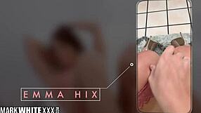 emma hix gets a double creampie in split pov view