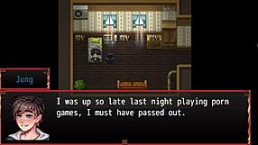 Wow, seducing the hot redhead in this harem hentai game!