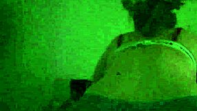 teen dirty slut rides monster cock with romantic lights in homemade couple scene 😈💦