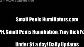 Tiny dick gets dominated by femdom