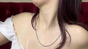 cute girl says, watch me fuck my tight holes!