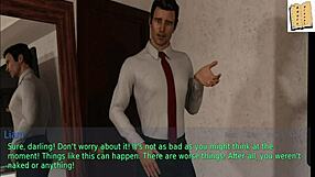 Feleség és mostanya 24 éves szöszi nagy cicivel és segggel játszik házi amatőr jelenetben.